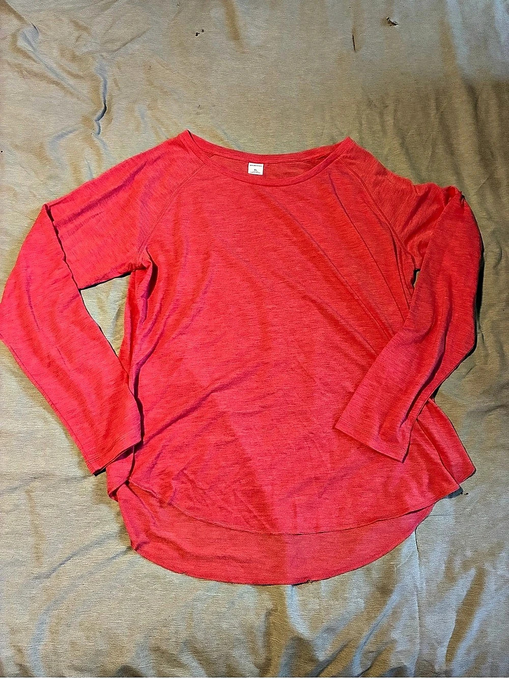 Sport-Tek Women's PosiCharge Long Sleeve Tri-Blend Wicking Scoop Neck Raglan Tee